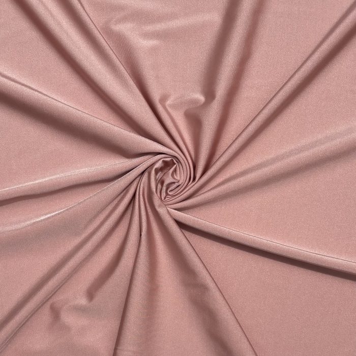 Tela Licra Power Destellante Rosa Gold