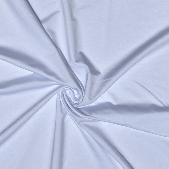 Tela Licra Power Destellante Blanco