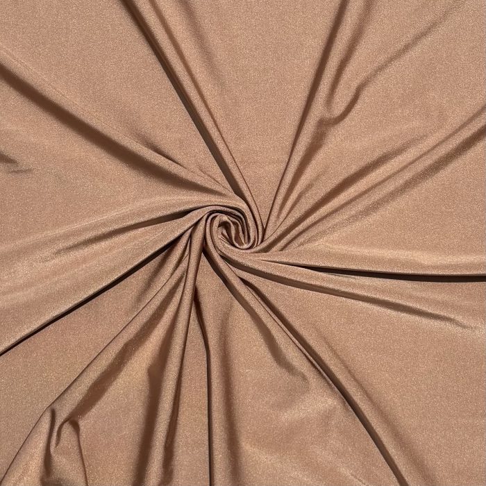 Tela Licra Power Destellante Cocoa