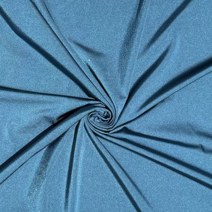 Tela Licra Power Destellante Petróleo