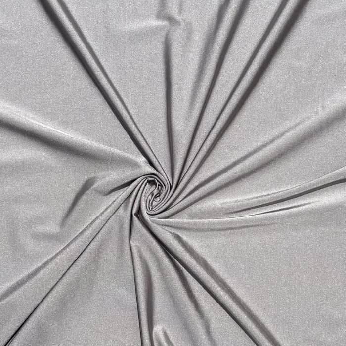 Tela Licra Power Destellante Gris