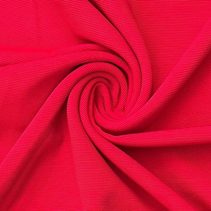 Licra Acanalada Mate Rojo