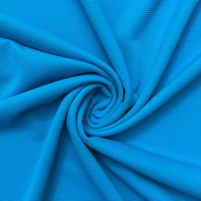 Licra Acanalada Mate Azul